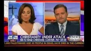 Jordan Allott discusses the mission of In Defense of Christians on Fox News