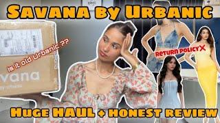 *MUST WATCH BEFORE BUY* SAVANA BY URBANIC HUGE HAUL + Honest Review& RETURN POLICY #mustwatch