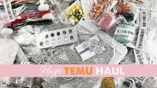 Huge TEMU Haul - Stamps, Dies and More