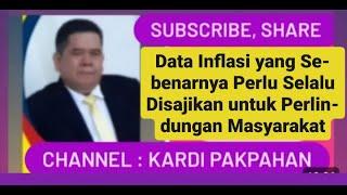 Jika Data Inflasi yang Bukan Sebenarnya  Mengemuka MAKA Terbuka Dapat Merugikan Masyarakat Banyak