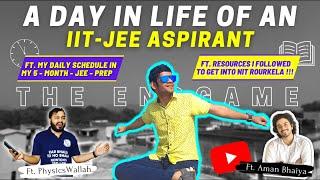 A Day in Life of an IIT-JEE Aspirant | Resources I Followed Ft. Physicswallah | Trigunaditya Panda