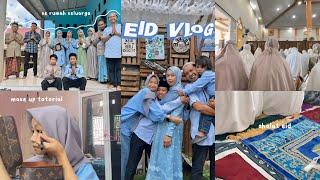 EID VLOG 2024 (⁠◍⁠•⁠ᴗ⁠•⁠◍⁠)⁠ || sholat eid, make up tutorial, silaturahmi ke rumah keluarga