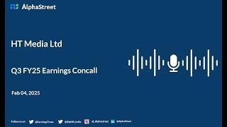 HT Media Ltd Q3 FY2024-25 Earnings Conference Call