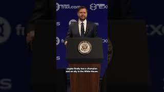 JD Vance emphasizes Trump’s support of bitcoin