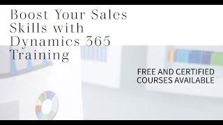 MB-210 Session 1 Free Training: Dynamics 365 Sales - Getting Started with Sales Management