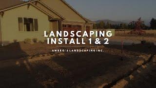 Landscaping Install 1 & 2 | Walk-Through