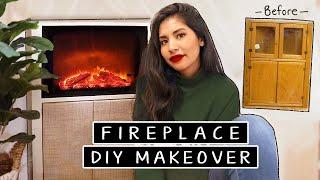 DIY FIREPLACE // Extreme Furniture Makeover - Thrift Flip