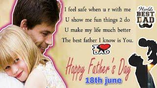 Happy Father's Day 2023/Father's Day Quotes/Father's day Status 2023/#father#shorts #youtubeshorts