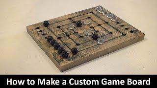 How to Make a Custom Game Board for Nine Men's Morris