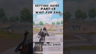Zero Recoil Sensivity Spray For 3X #pubgmobile #viral #gaming #pubg #bgmi #scout #tipsandtricks