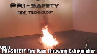 PRI-SAFETY Fire Vase Testing Video