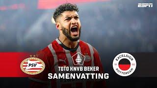  KRANKZINNIGE WEDSTRIJD met 9️⃣ DOELPUNTEN en HEERLIJK SLOT  | Samenvatting PSV - Excelsior