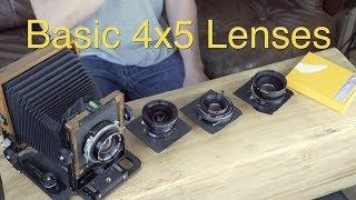 Basic 4x5 Lenses: Large Format