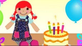   Birthday Song  Mi Muneca Cumple Años Kids Spanish songs Canción en español para niños Miss Rosi