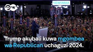 Trump akubali kuwa mgombea wa Republican uchaguzi 2024.