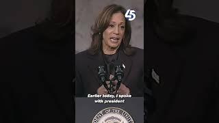 Vice President Kamala Harris insists there will be a peaceful transfer of power
