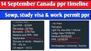 14 September Canada sowp ppr timeline | Today's ppr  timeline canada | Sowp ppr timeline today -1