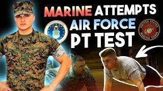 Marine Attempts Air Force PT test