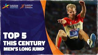 Longest Men's Long Jumps Of The 21 CENTURY | Top 5 | European Athletics Championships