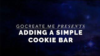 How to add a simple cookie bar to your author website