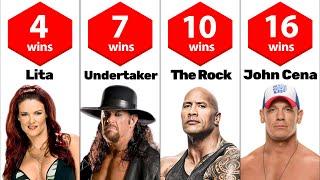 WWE Most Championship Wins/Wrestlers With The Most WWE Championship Reigns