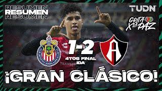 Resumen y goles | Chivas 1-2 Atlas | Grita México C22 - 4tos | TUDN