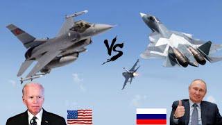 1 MINUTE AGO! FIRST DOGFIGHT OF RUSSIAN SU-57 & US F-16: See What Happened,