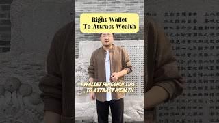 How to choose your wallet to attract wealth? #fengshui #energy #lucky #life #tips #money #wealth