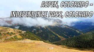 Aspen, Colorado to Independence Pass, Colorado! Drive with me on a Colorado highway!