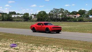 Hear the 2018 Dodge Challenger SRT Demon Under Full Throttle