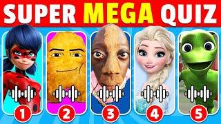  Devine qui CHANTE...!  Elsa, Mario, Mercredi, Tenge, Skibidi, Disney | Super Mega Quiz