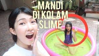 BIKIN SATU KOLAM SLIME GELLI BAFF ! BANYAK BANGET! bareng adik