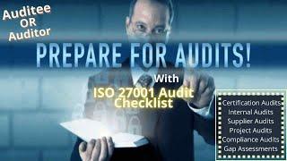 ISO 27001 Organization Audit  Checklist | Covers All Critical Departments