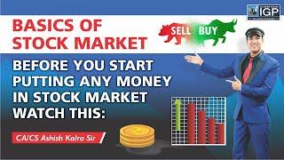 Learn how to Invest | Basics of Stock Market| CA Ashish Kalra Sir