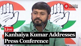 Congress Press Conference: Kanhaiya Kumar Addresses Press Conference At AICC HQ In Delhi