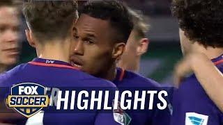 Theodor Gebre Selassie levels it for Werder Bremen | 2016 - 17 Bundesliga Highlights