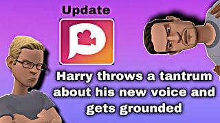 Harry throws a tantrum about his new voice and gets grounded