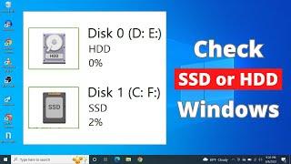 How to Check if You Have SSD or HDD in Your Computer
