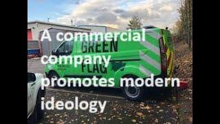 Green Flag, the breakdown assistance company, joins in the all too common denigration of white men