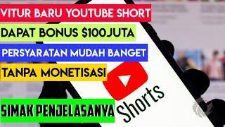 YOUTUBE SHORT - dapat gaji tanpa monetisasi