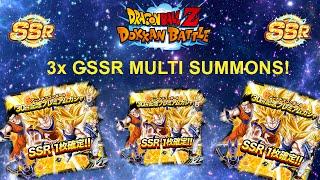 3 Guaranteed SSR  MULTI SUMMONS! Dragonball Z Dokkan Battle! AWESOME PULLS