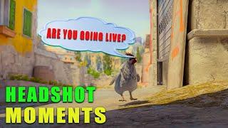 ARE YOU GOING LIVE ?  HEADSHOT MOMENTS IN COMPETITIVE / BHOP KILL MOMENTS