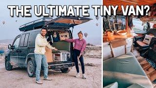 EPIC Off-Grid MICRO CAMPER - Van Tour After 2 Years!