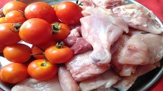 Tomato Chicken Recipe / Tomato Chicken / Onion Tomato chicken Curry