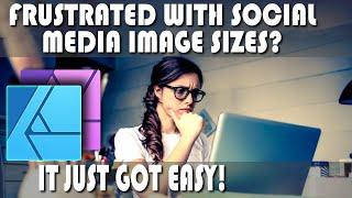 All Social Media Templates in One File - Affinity Designer Quick Tutorial
