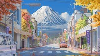 fujisan.  japan lofi vibes