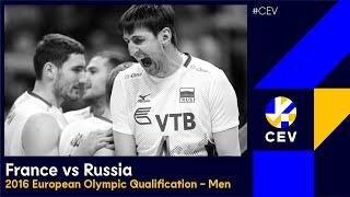 France vs Russia FULL MATCH | 2016 European Olympic Qualification Men