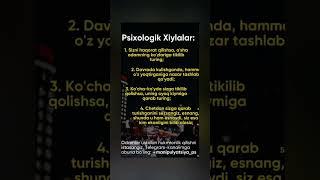 TAQIQLANGAN PSIXOLOGIYA #psixologiyasirlari#psixologiya