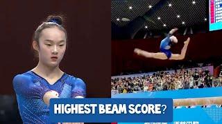 Zhou Yaqin  - GOLD HUGE 15,466 Beam Final - Chinese Nationals 2024