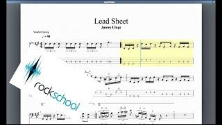 Lead Sheet Rockschool Grade 8 Bass